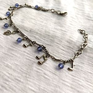 Music note anklet